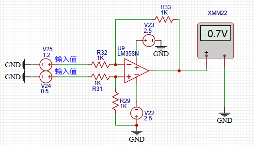 ?運(yùn)放減法電路