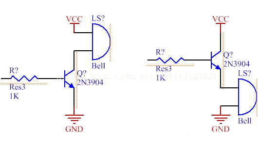 pnp與npn開關(guān)電路