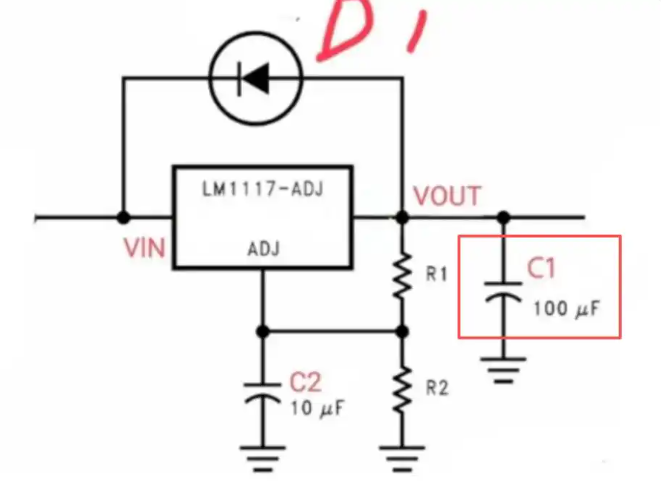 穩壓芯片，二極管